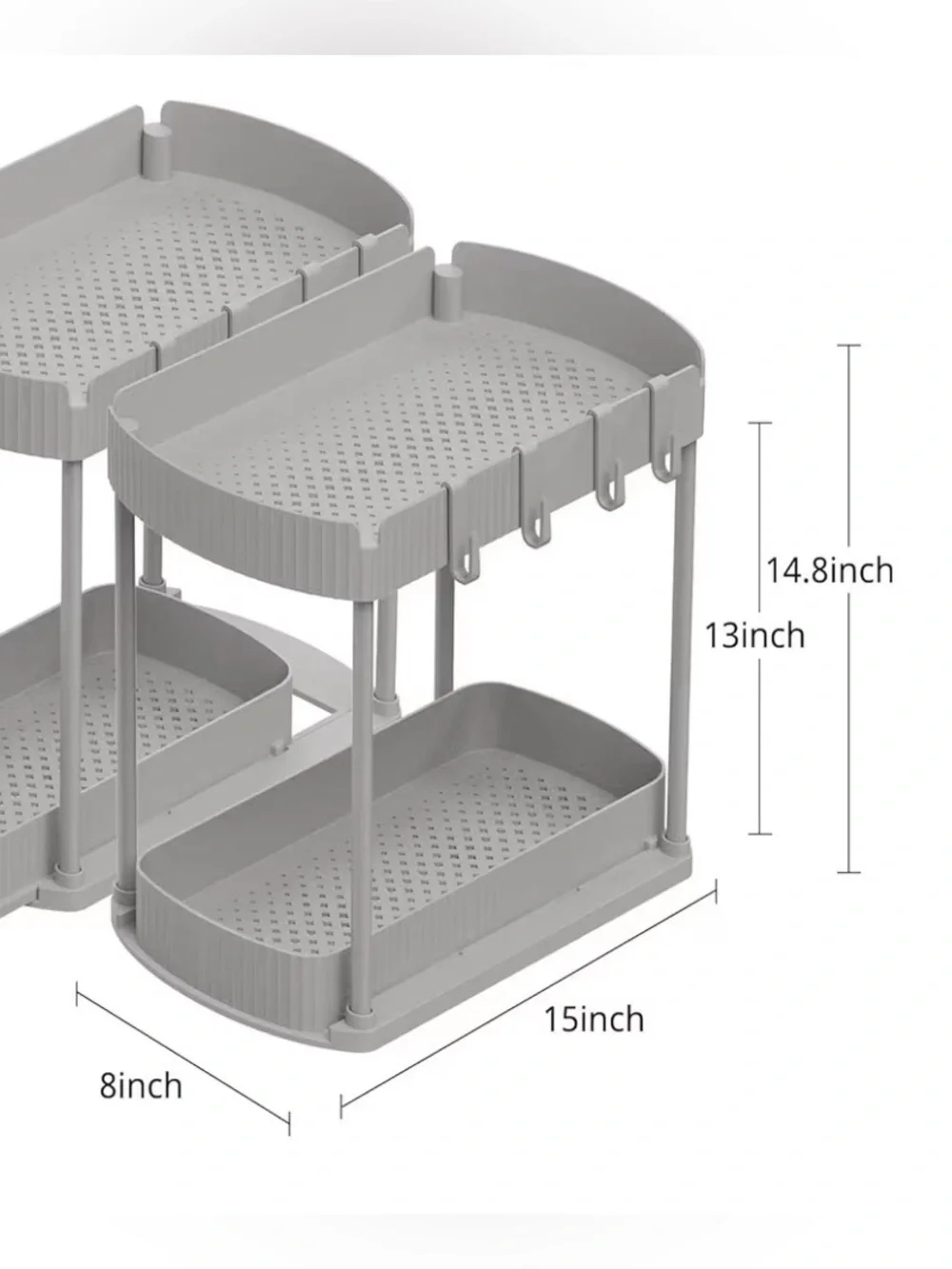 Under the sink bathroom or kitchen shelf (one shelf)